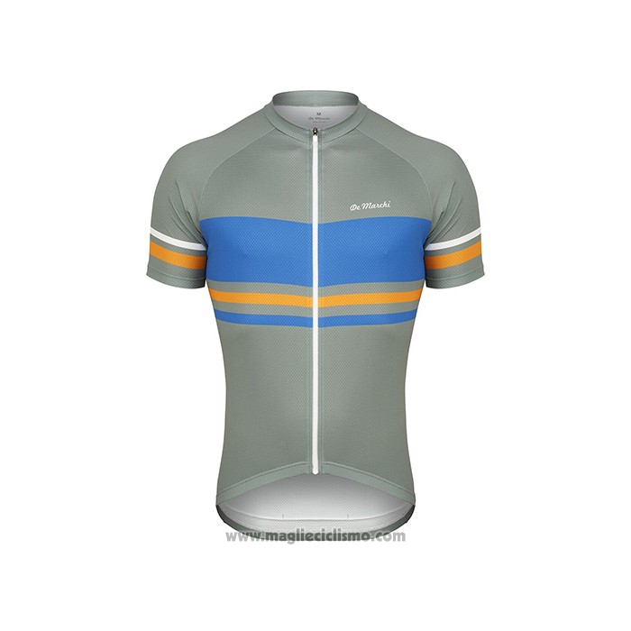 2021 Abbigliamento Ciclismo De Marchi Verde Blu Manica Corta e Salopette
